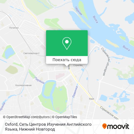 Карта Oxford, Сеть Центров Изучения Английского Языка