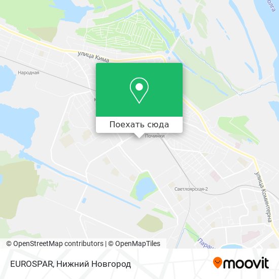Карта EUROSPAR