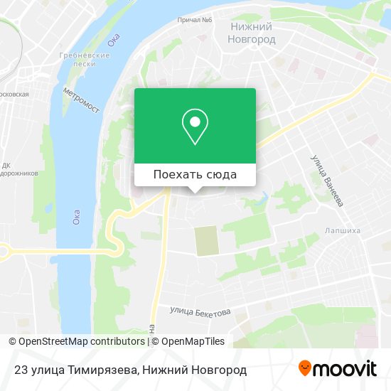 Карта 23 улица Тимирязева