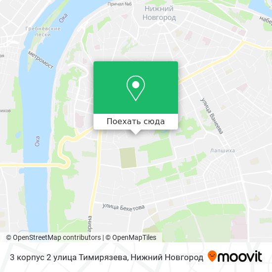 Карта 3 корпус 2 улица Тимирязева