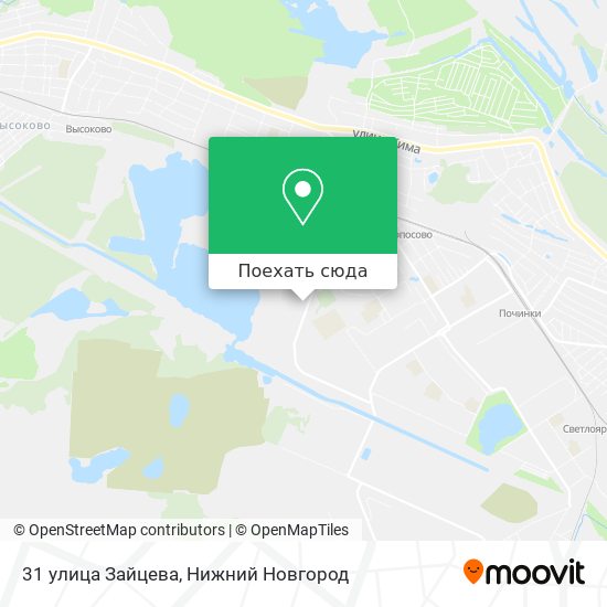 Карта 31 улица Зайцева