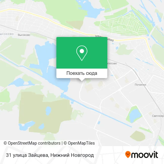 Карта 31 улица Зайцева