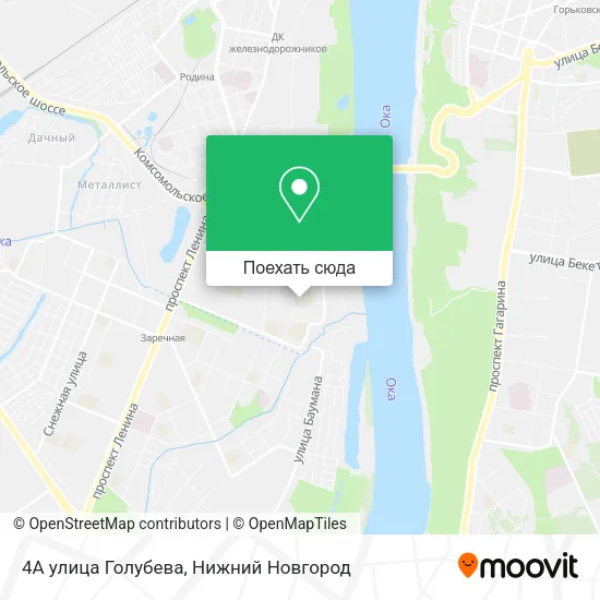 Карта 4А улица Голубева
