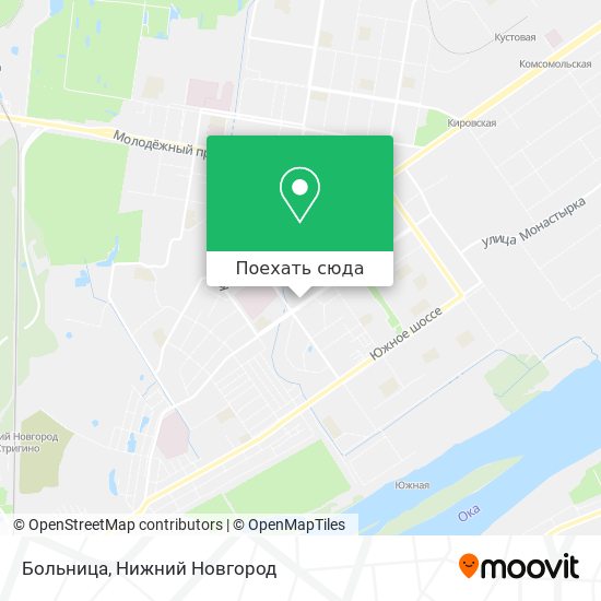 Карта Больница