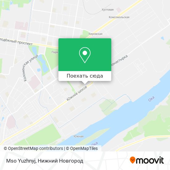 Карта Mso Yuzhnyj