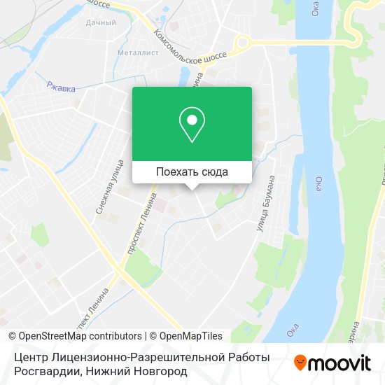 Карта Центр Лицензионно-Разрешительной Работы Росгвардии
