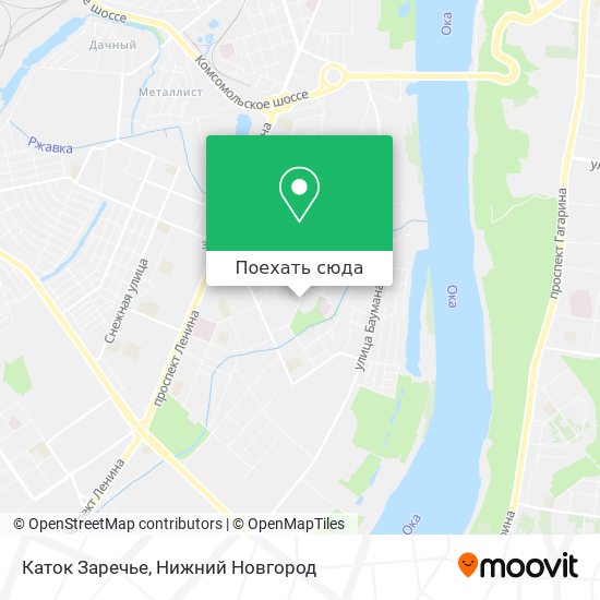 Карта Каток Заречье