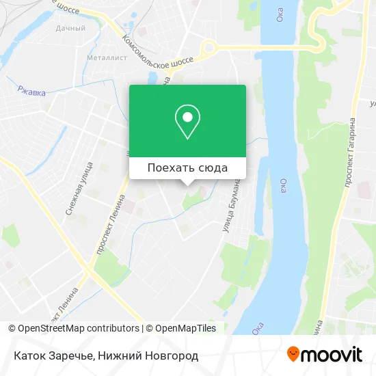 Карта Каток Заречье