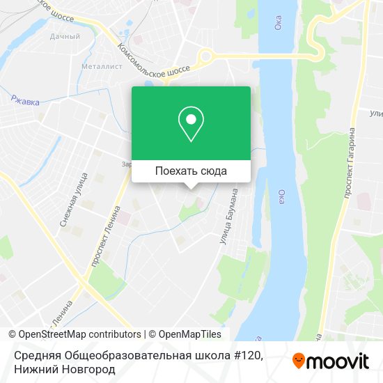 Карта Средняя Общеобразовательная школа #120