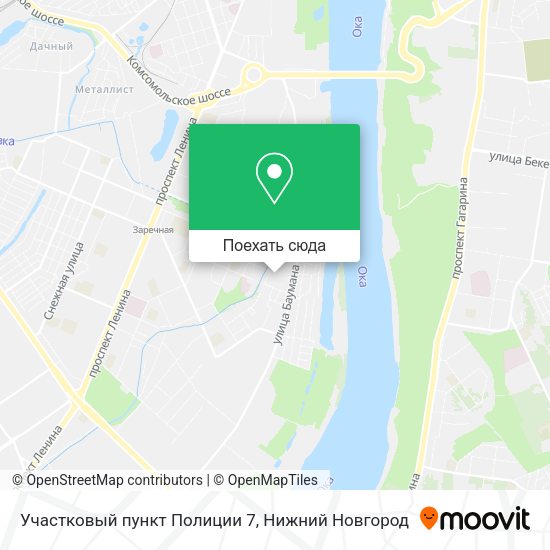 Карта Участковый пункт Полиции 7