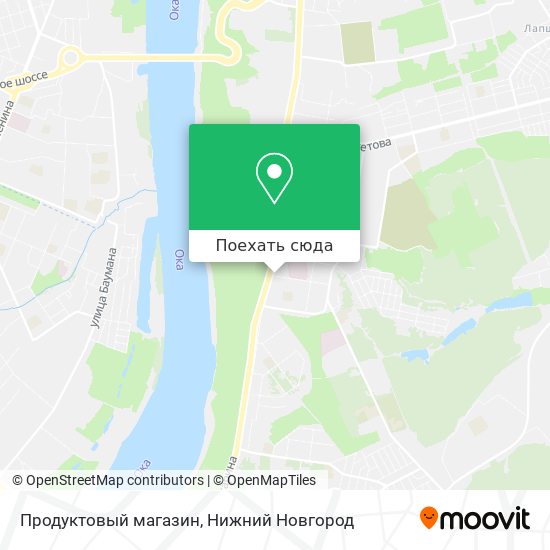 Карта Продуктовый магазин