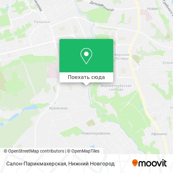 Карта Салон-Парикмахерская