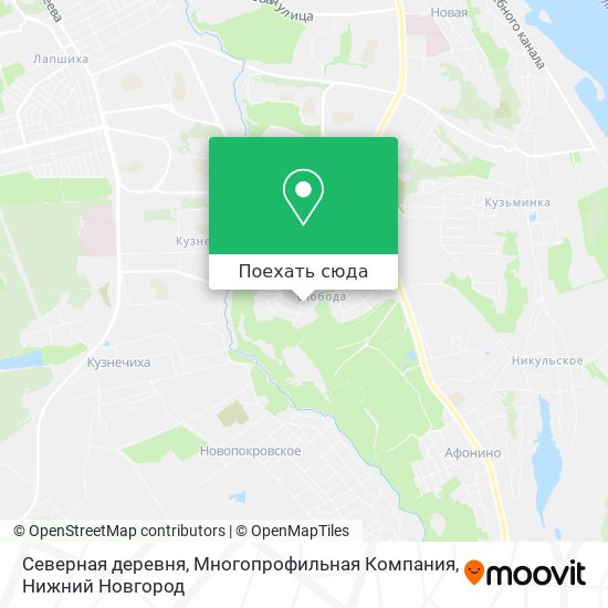 Карта Северная деревня, Многопрофильная Компания