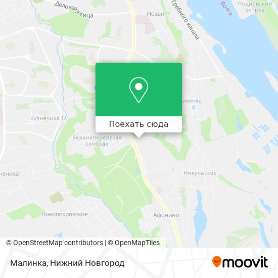 Карта Малинка