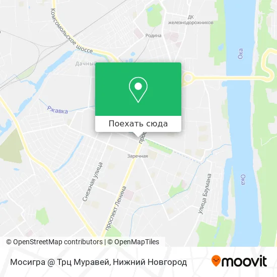 Карта Мосигра @ Трц Муравей
