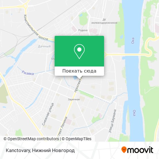 Карта Kanctovary
