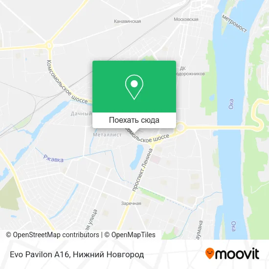 Карта Evo Pavilon A16