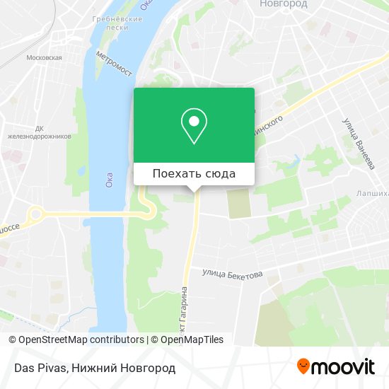 Карта Das Pivas