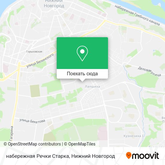 Карта набережная Речки Старка