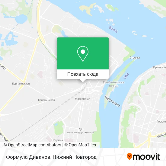 Карта Формула Диванов