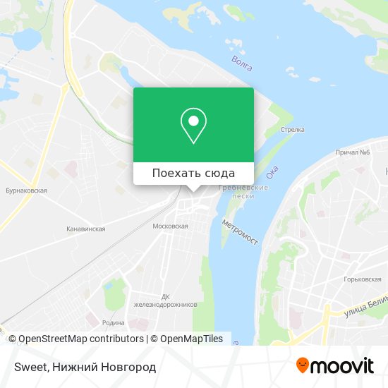 Карта Sweet