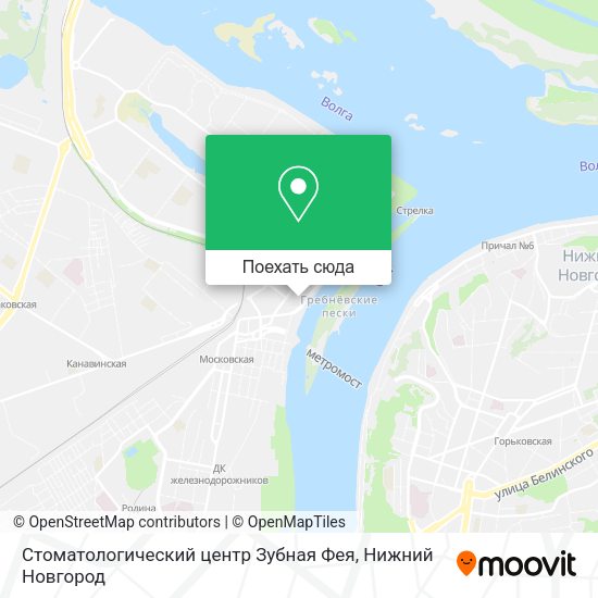 Карта Стоматологический центр Зубная Фея