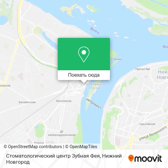 Карта Стоматологический центр Зубная Фея