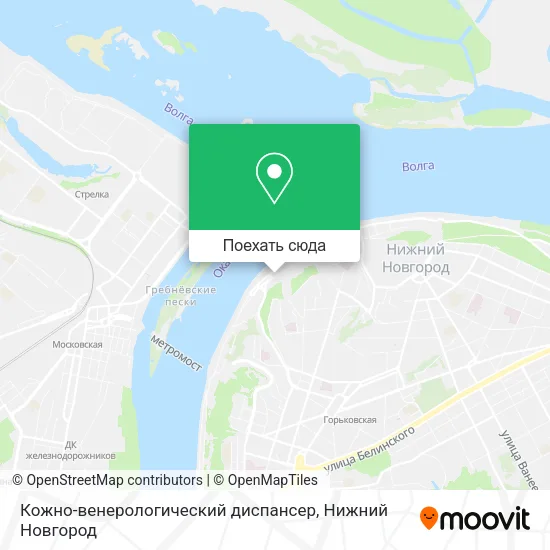 Карта Кожно-венерологический диспансер