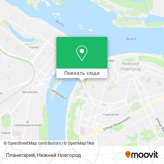 Карта Планетарий