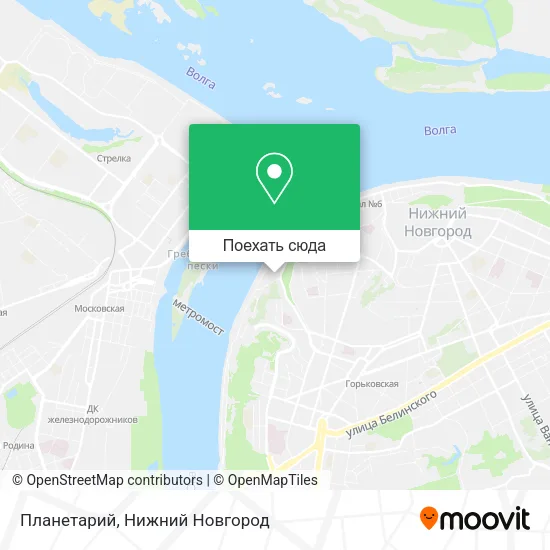 Карта Планетарий