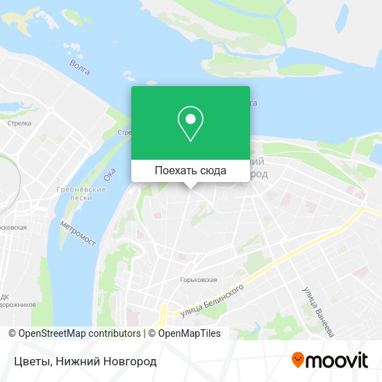 Карта Цветы