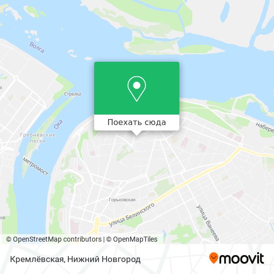 Карта Кремлёвская