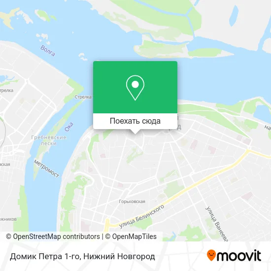 Карта Домик Петра 1-го