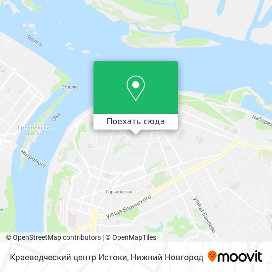 Карта Краеведческий центр Истоки