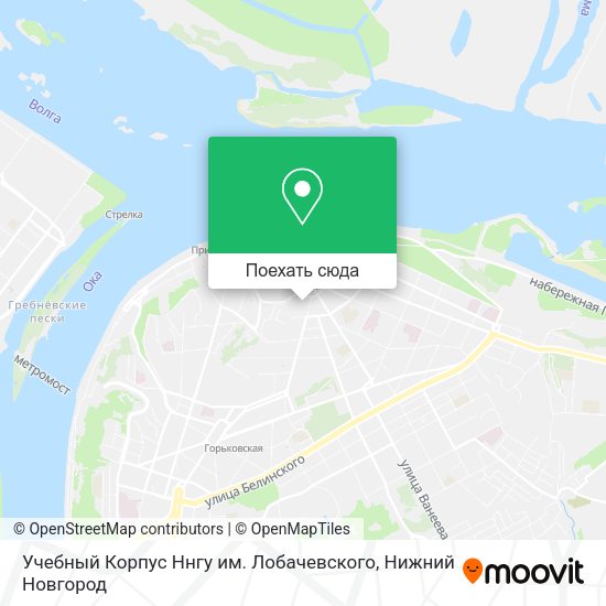 Карта Учебный Корпус Ннгу им. Лобачевского