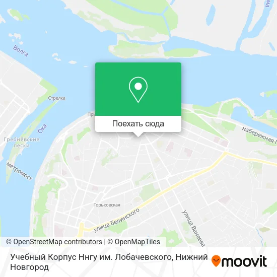 Карта Учебный Корпус Ннгу им. Лобачевского