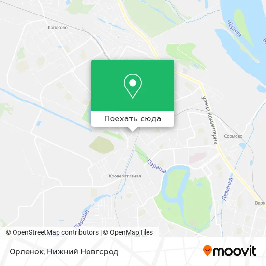 Карта Орленок