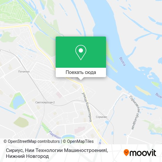 Карта Сириус, Нии Технологии Машиностроенияl