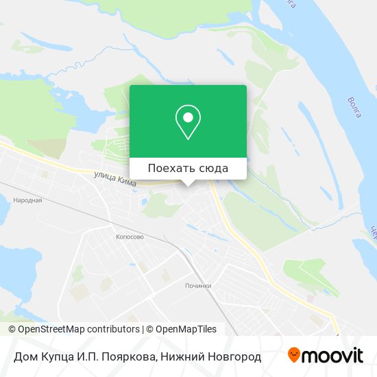 Карта Дом Купца И.П. Пояркова