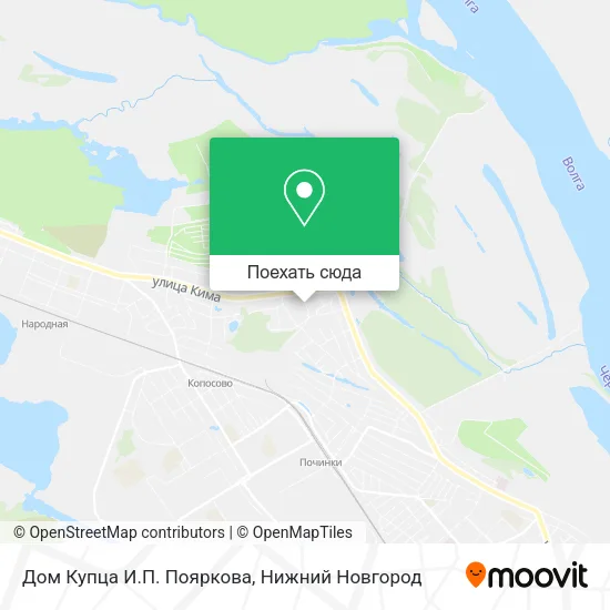 Карта Дом Купца И.П. Пояркова
