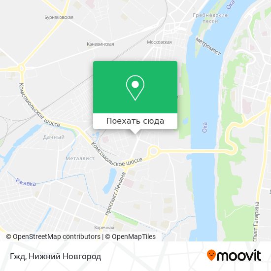 Карта Гжд