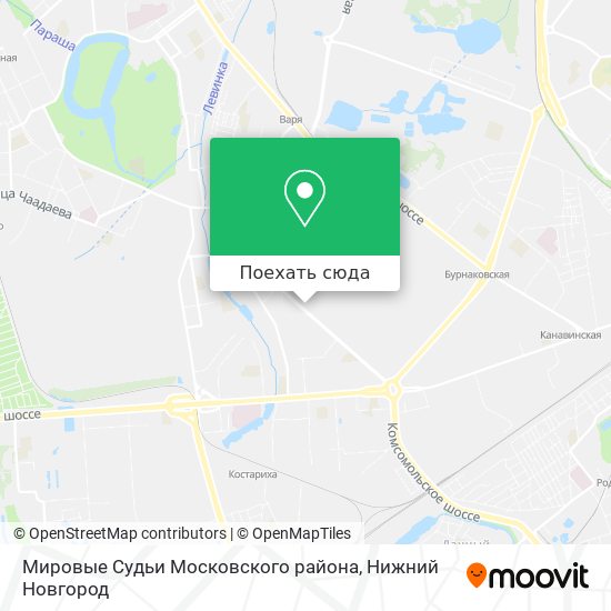 Карта Мировые Судьи Московского района