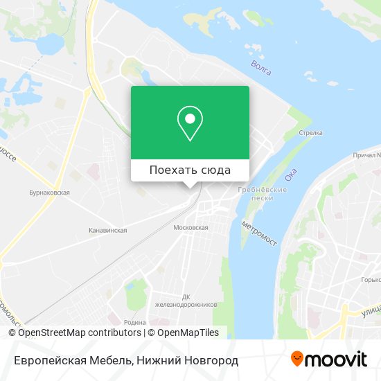 Карта Европейская Мебель