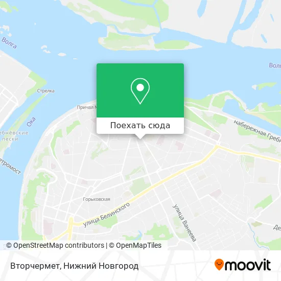 Карта Вторчермет