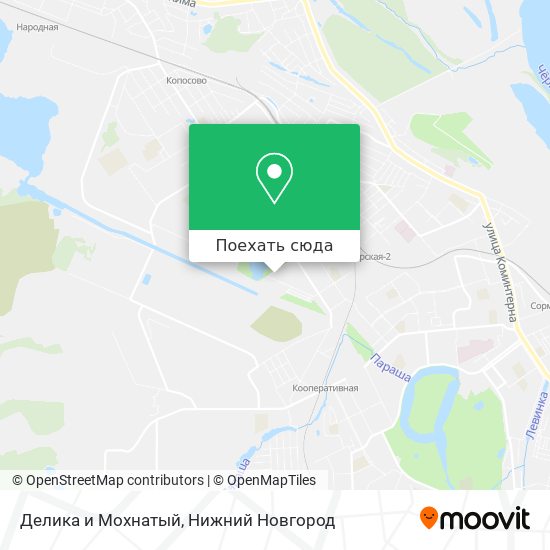 Карта Делика и Мохнатый