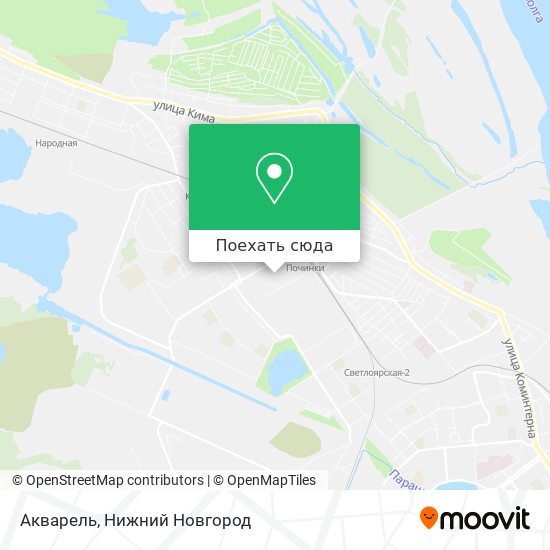 Карта Акварель