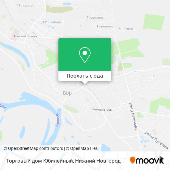Карта Торговый дом Юбилейный