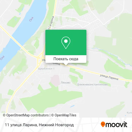 Карта 11 улица Ларина