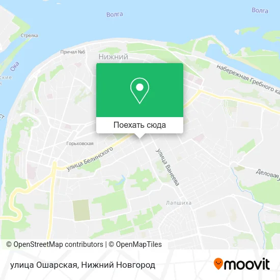 Карта улица Ошарская