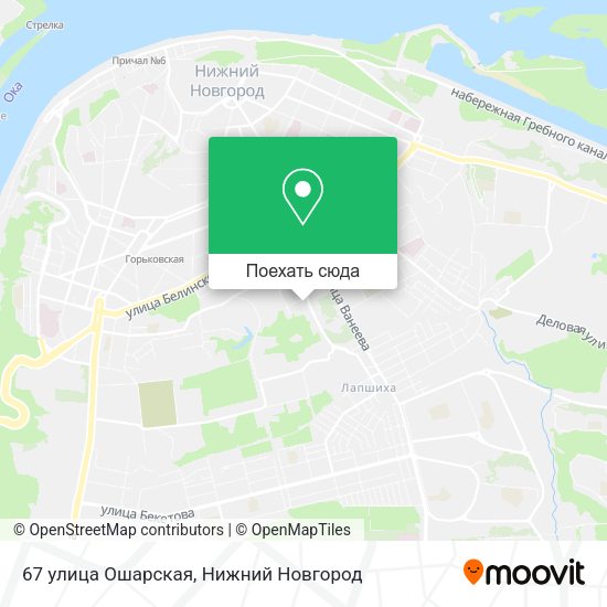 Карта 67 улица Ошарская